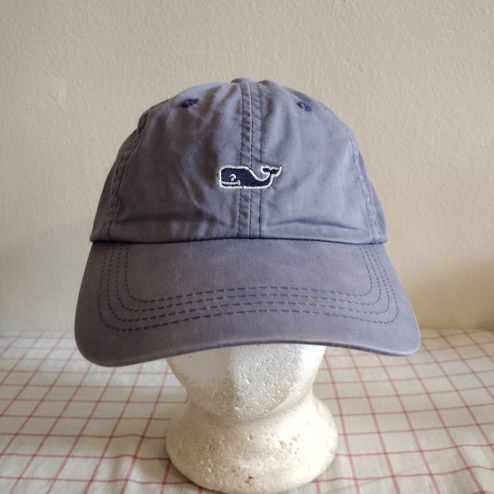 Vineyard Vines Cap Hat Blue Mens Womens Adjustable Embroidered Whale
